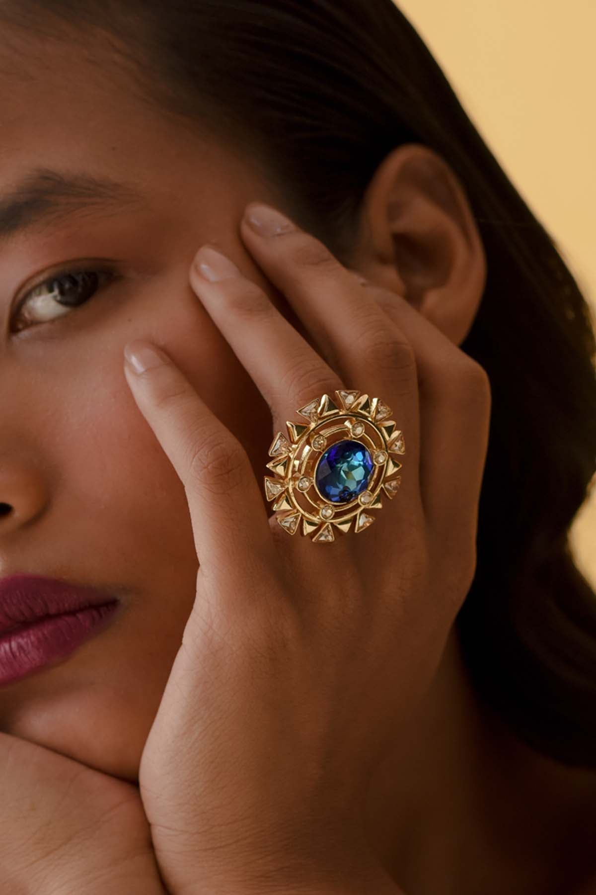 Buy Blooming Cocktail Ring For Women Online at ScrollnShops